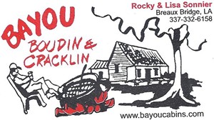 Bayou Boudin Cracklin Logo